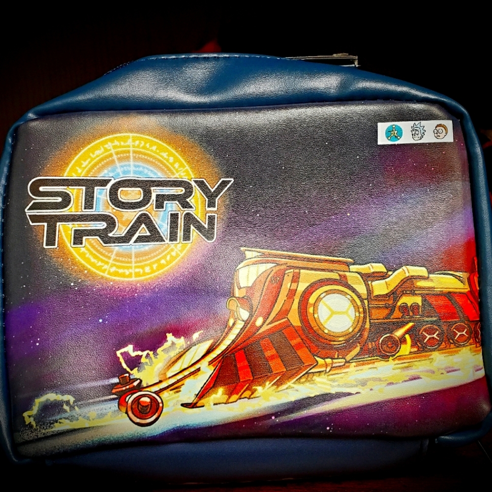 Rick & Morty "Story Train" Zipper Pouch
